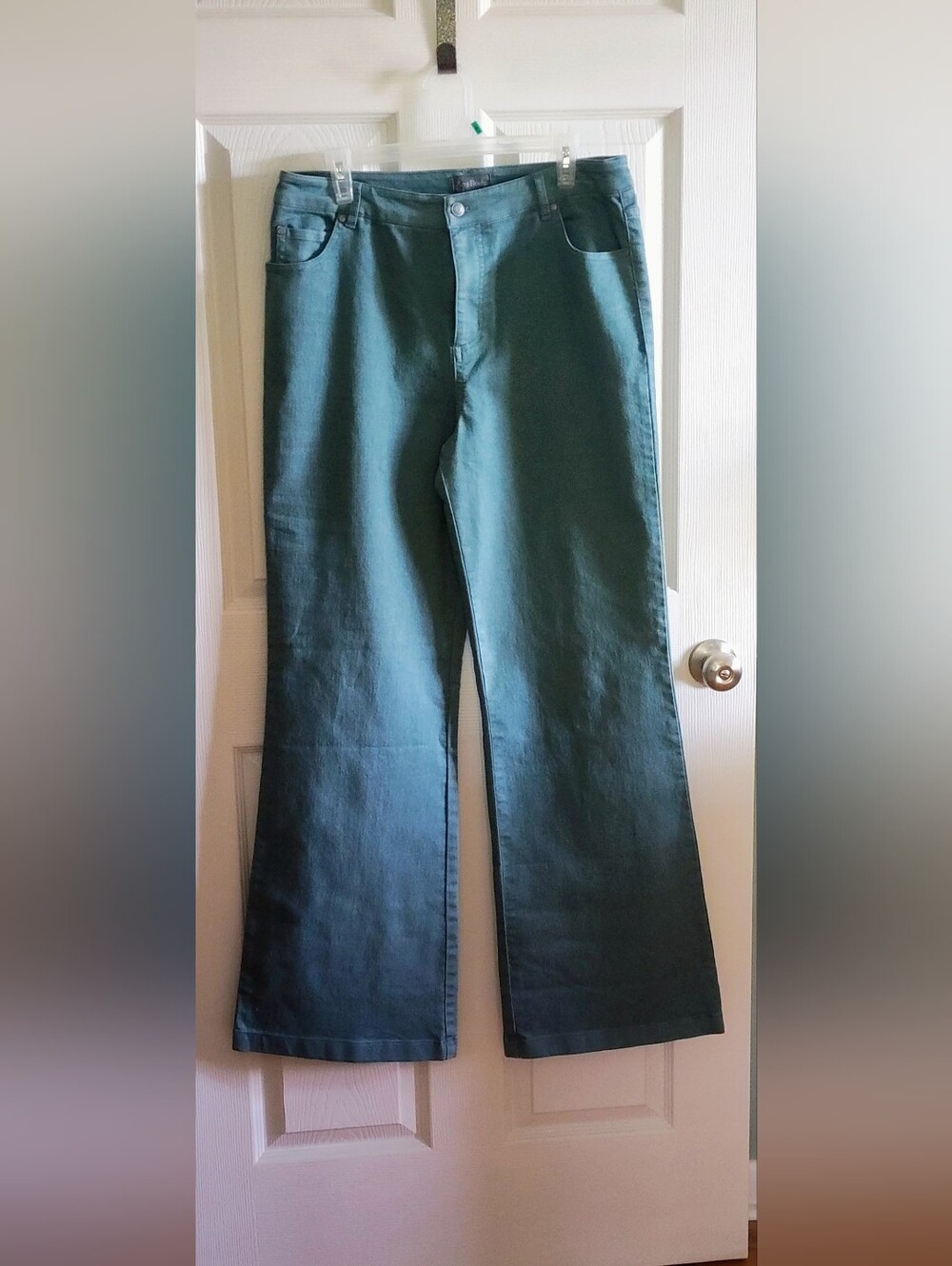 NWOT AnyBody Teal Wide-Leg High-Rise Jeans